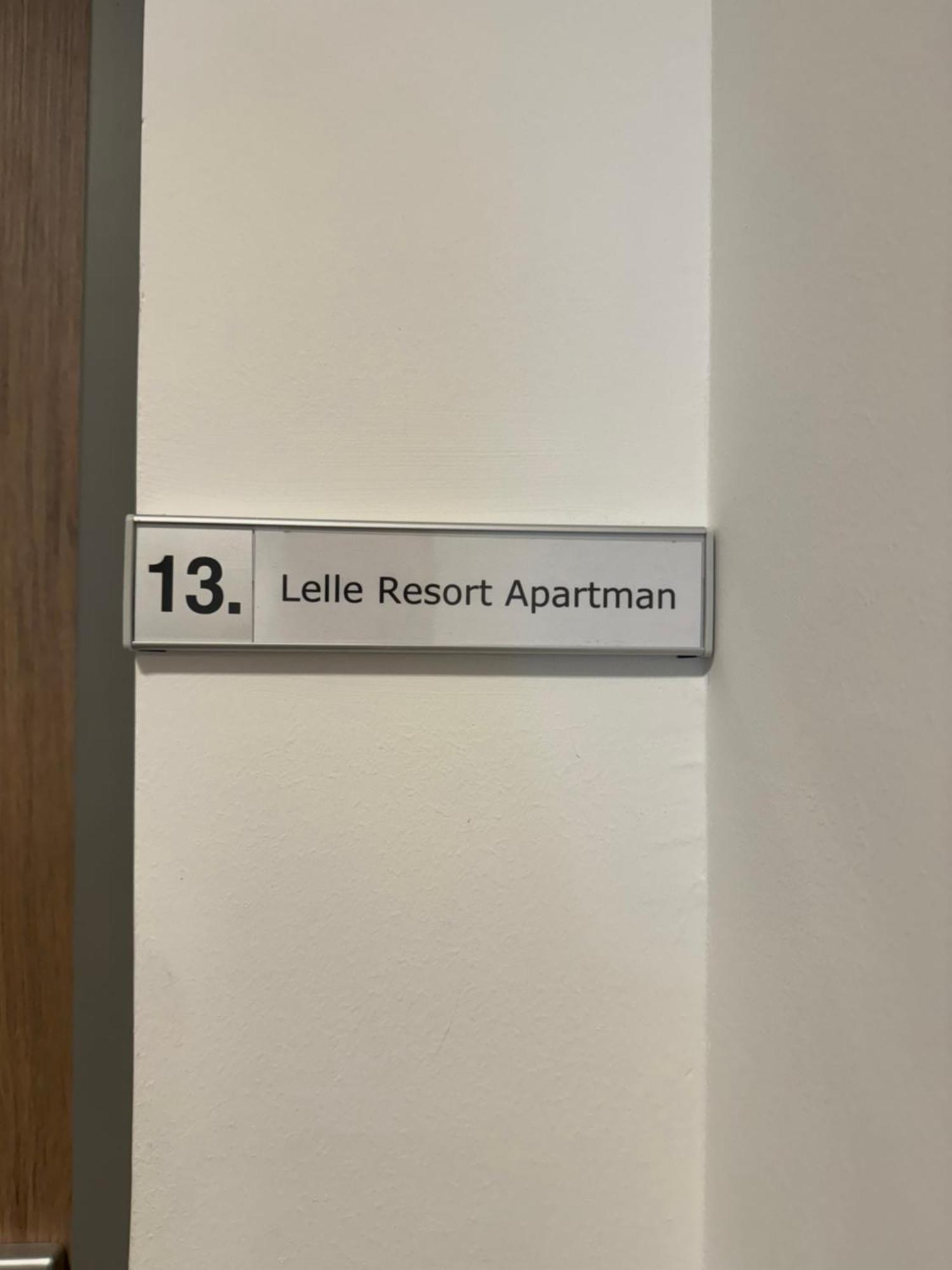 Lelle Resort Apartman Balatonlelle Exterior foto